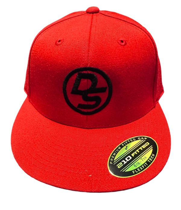 DS Music FlexFit Hat (Red w/Black)